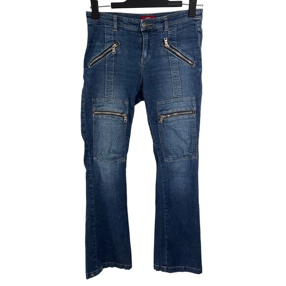 Guess jeans size 28 Y2K flare low rise - Picture 2 of 8